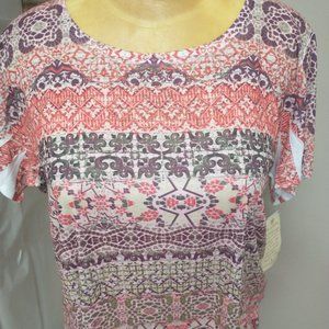 NWT One World Women's Plus Size 3X Fashion Blouse